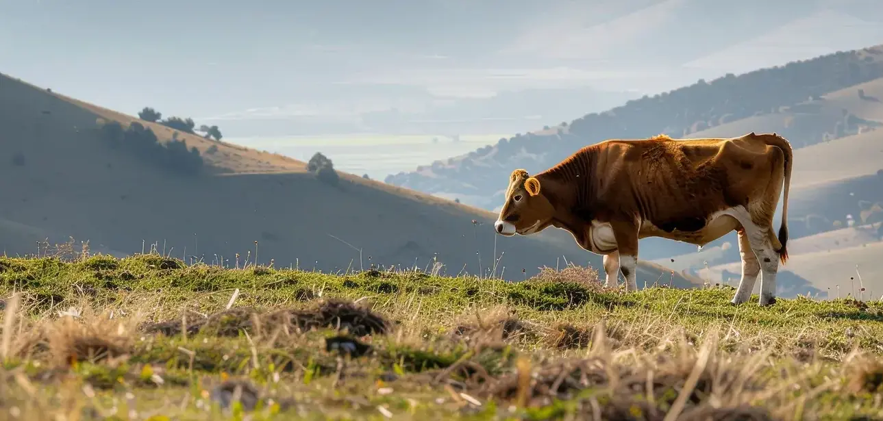 Kurban 724 çiftlik manzarası — doğal besicilik